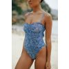 Swimsuit tan through Caicai - Blue Squama