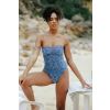 Swimsuit tan through Caicai - Blue Squama