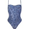 Swimsuit tan through Caicai - Blue Squama