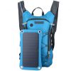 BBWC 10L bike backpack blue with water bladder + solar panel