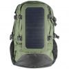 BBWC 30L outdoor backpack green + solar panel + powerbank 10.000 mAh