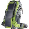 BBWC 42L hiking backpack green with water bladder + solar panel + powerbank 10.000 mAh