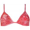 Bikini tan through top Triangular - Coral Crab 