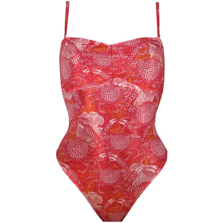 Swimsuit tan through Caicai - Coral Crab