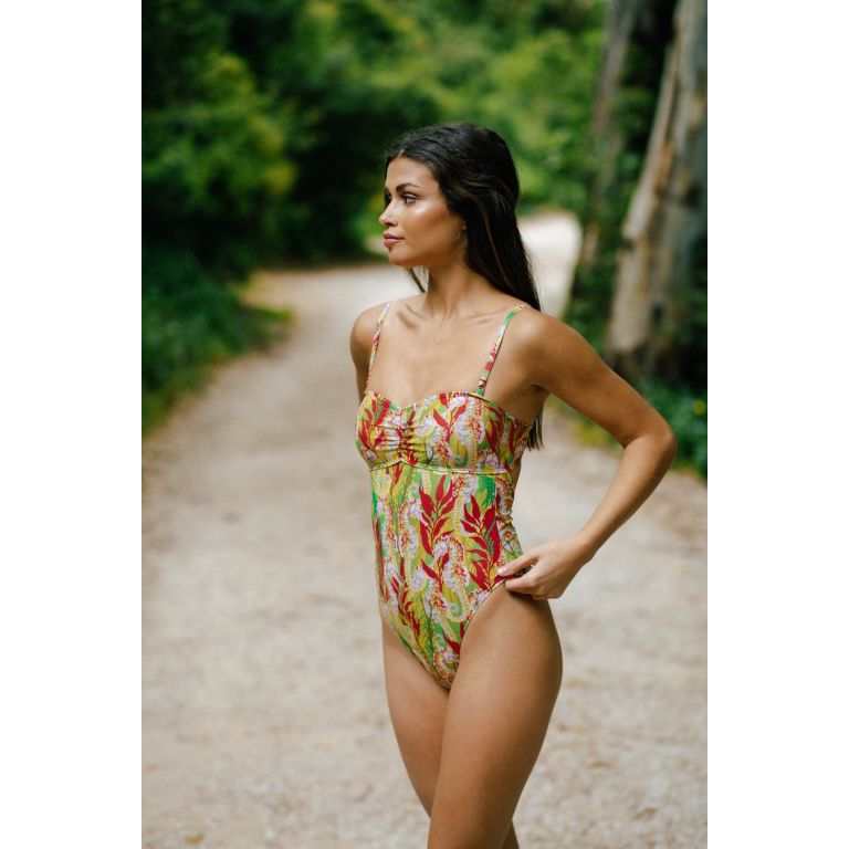 Swimsuit tan through Caicai - Green Seahorse