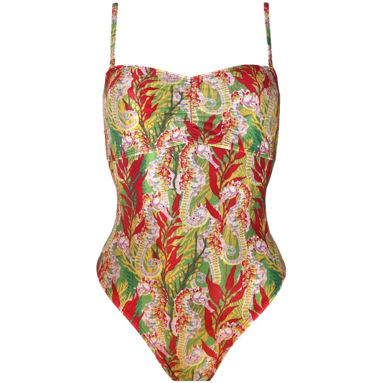 Swimsuit tan through Caicai - Green Seahorse