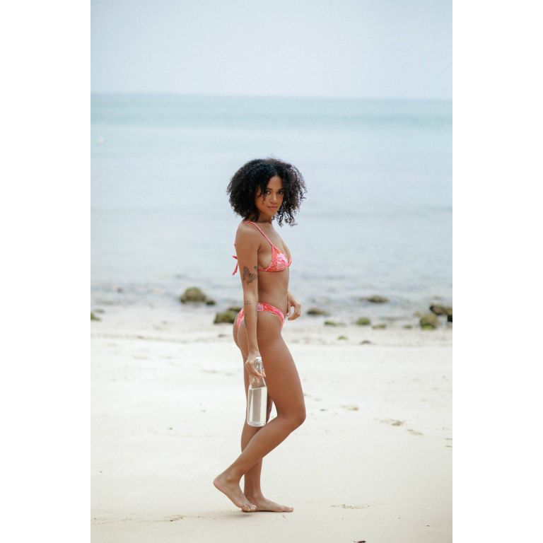 Bikini tan through top Triangular - Coral Crab 